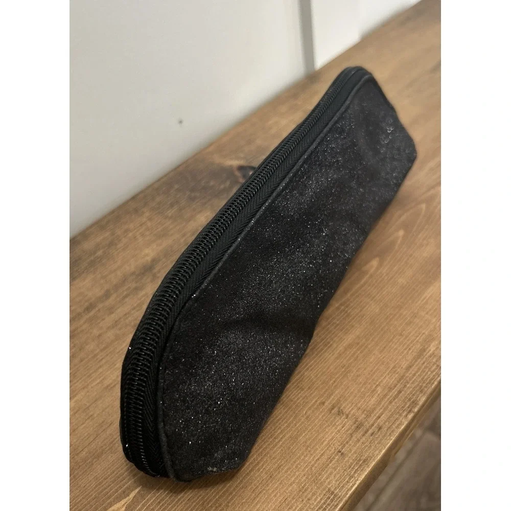 Morphe Brush Bag‎ Black Sparkly Cosmetic Zip Pouch